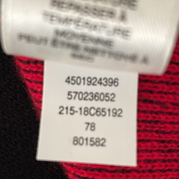 Chico's Annalise Trim Black Red Long Cardigan Sweater coat coatigan XL 3 - Picture 6 of 10